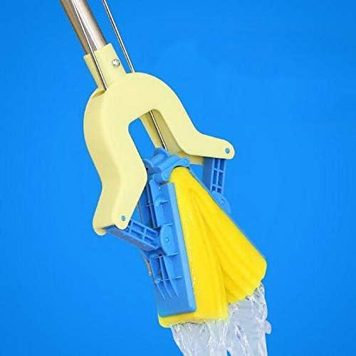HomePro Flex Mop | Pull-Lift Squeeze System | Expandable Steel Rod | Super Absorbent Sponge Head | Multi-Surface Cleaner