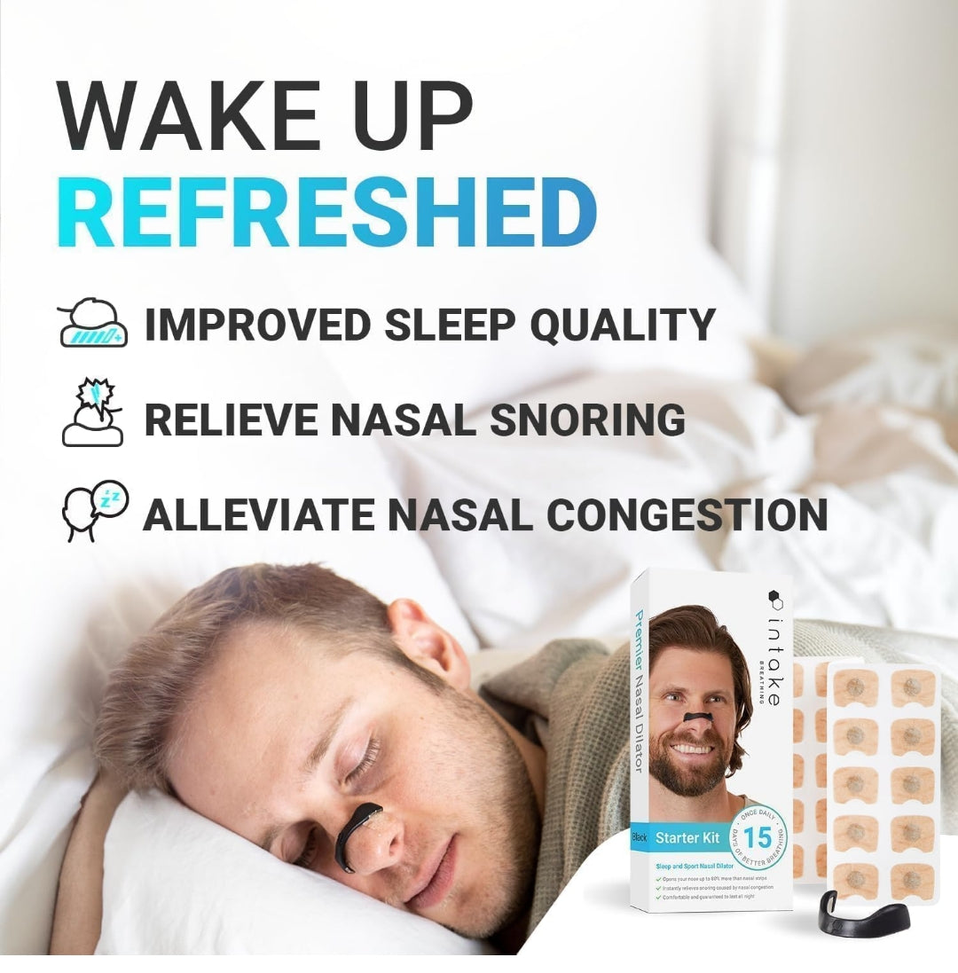 Nasal Strip Starter Kit - Boost Oxygen Intake, Reduce Snoring (1 Set)