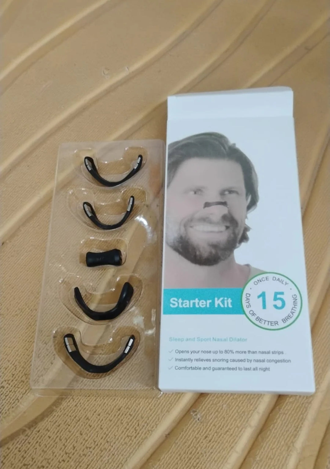 Nasal Strip Starter Kit - Boost Oxygen Intake, Reduce Snoring (1 Set)