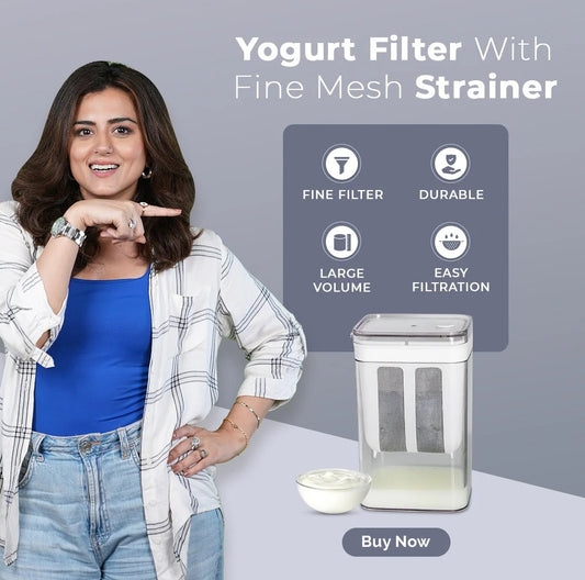 Multifunctional Yogurt Filter with Fine Mesh Strainer