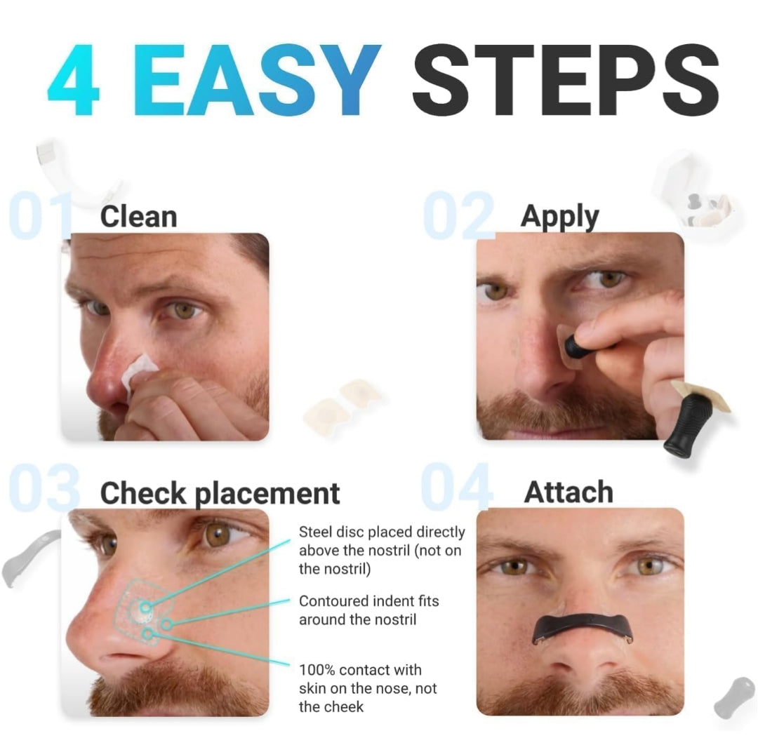 Nasal Strip Starter Kit - Boost Oxygen Intake, Reduce Snoring (1 Set)