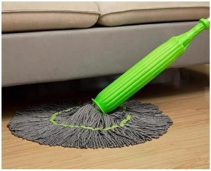 360° Self-Twisting Spin Mop with Super Absorbent Microfiber Head – 55CM Wide Cleaning Mop for Home & Office Floors