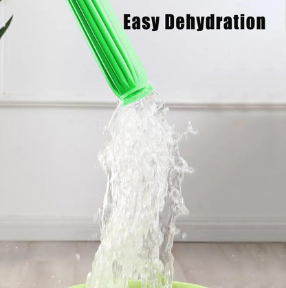 360° Self-Twisting Spin Mop with Super Absorbent Microfiber Head – 55CM Wide Cleaning Mop for Home & Office Floors