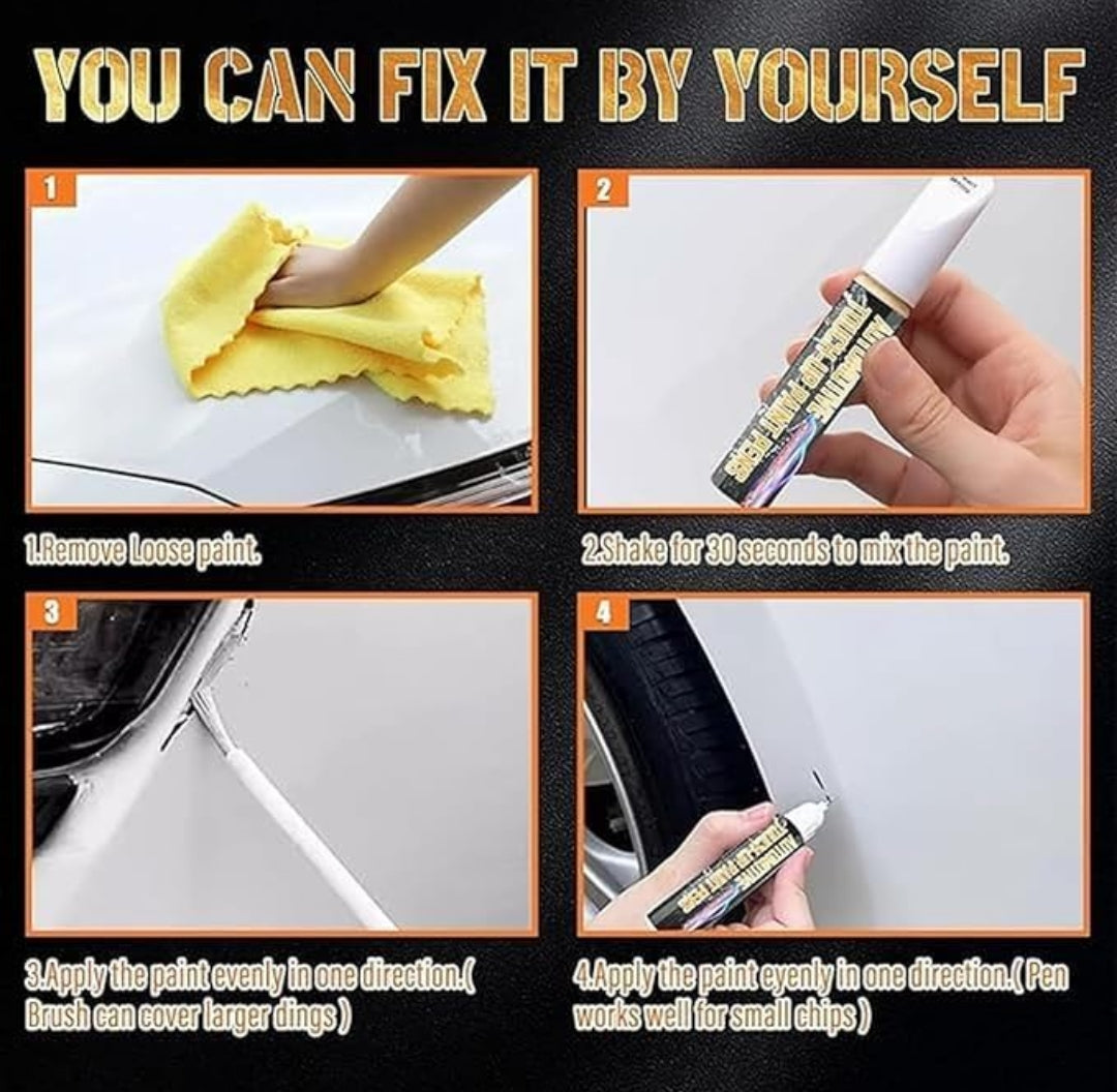 AutoShine Pro Scratch Removal Duo - Permanent Paint Restoration Kit for Flawless Car Finish 💫🚘