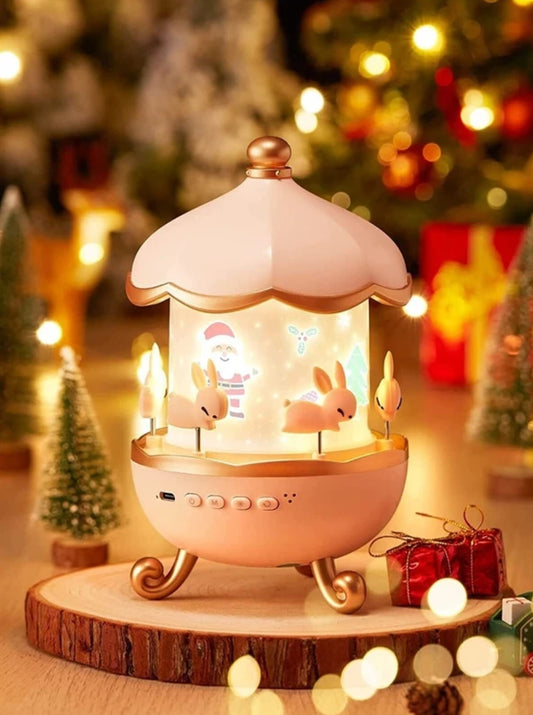 Night Light, Rabbit Starry Sky Projector, Galaxy Projector, 360° Rotation, LED Night Light, USB, Baby 6 Film, 5 Colours, For Girls, Children's Room, Star-Pack of 1(Colour and Design Vary)
