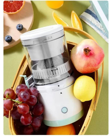 Portable Electric Citrus Juicer USB-C Rechargeable – 80 Times Juicing, Compact 9.2 inch Design