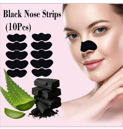 Deep Cleansing Charcoal Nose Strips - Nose Blackheads & Pores Remover - Strip Talks