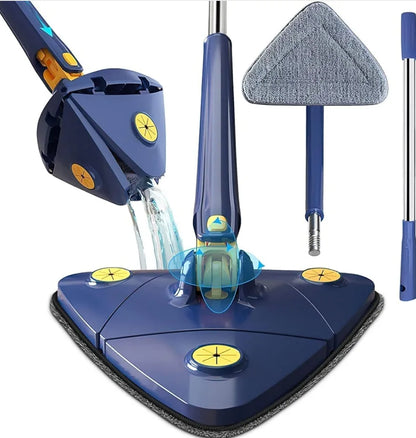 AquaGlide Pro 360° Rotating Self-Squeezing Mop - Hands-Free Wringing System for Effortless Cleaning