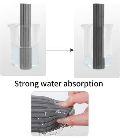 HomePro Flex Mop | Pull-Lift Squeeze System | Expandable Steel Rod | Super Absorbent Sponge Head | Multi-Surface Cleaner