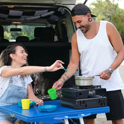 Portable Single Burner Gas Stove with Carry Case