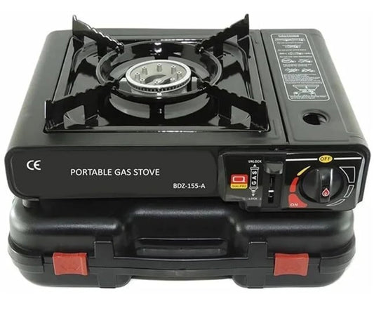 Portable Single Burner Gas Stove with Carry Case