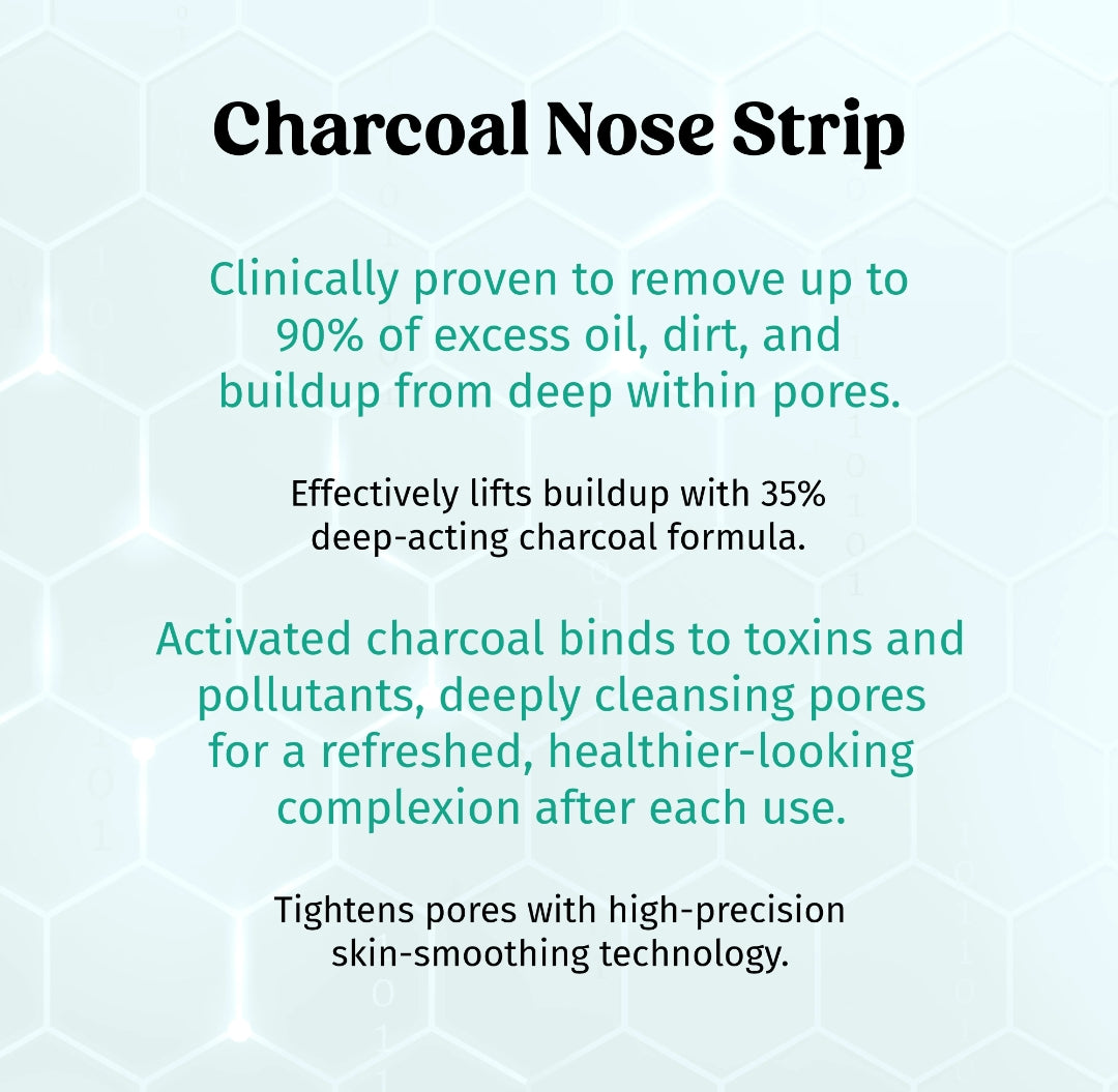 Deep Cleansing Charcoal Nose Strips - Nose Blackheads & Pores Remover - Strip Talks