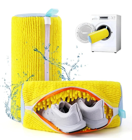 Shoe Washing Machine Bag, Show Cleaning Bag With Zipper Hook