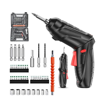 Cordless Electric Screwdriver Set | 47 in 1 Electric Screwdriver | Battery Powered Screwdriver Kit | Electric Portable Drill Driver Mach