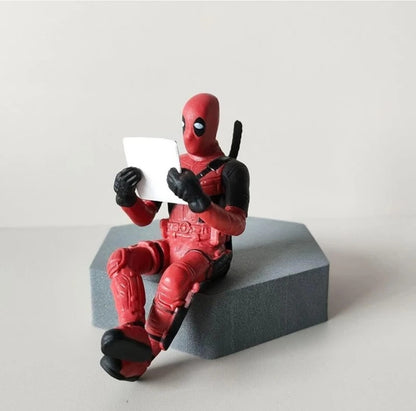 Deadpool Action 3 Figures Set Most Loved Comic Super Hero Car and Home Interior Decorative Showpiece